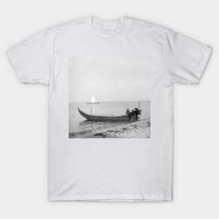 Boys playing in a fishing boat - 1920's T-Shirt